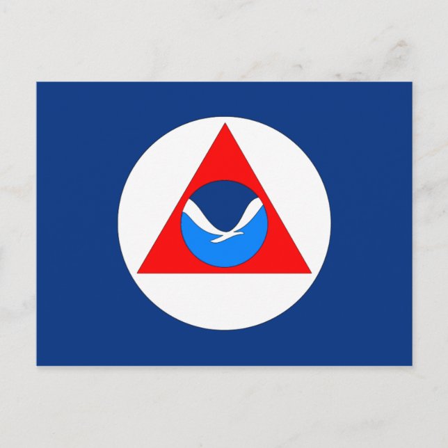 NOAA-Flag Postkarte (Vorderseite)