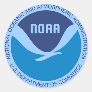 NOAA RUNDER AUFKLEBER