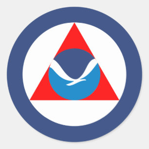 Noaa, Vereinigte Staaten Runder Aufkleber