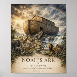 Noachs Arche Bibelposter Poster