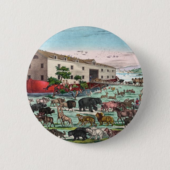 Noachs Arche Knöpfe Button (Vorderseite)