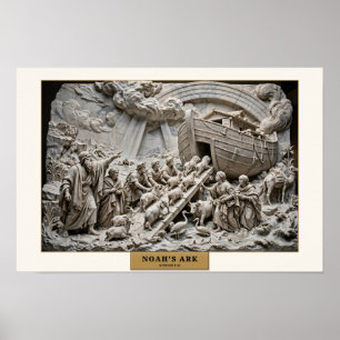 Noachs Arche — Renaissance-Marmor Poster