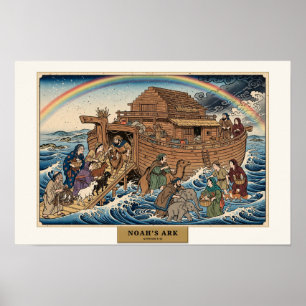Noachs Arche — Ukiyo-e Poster