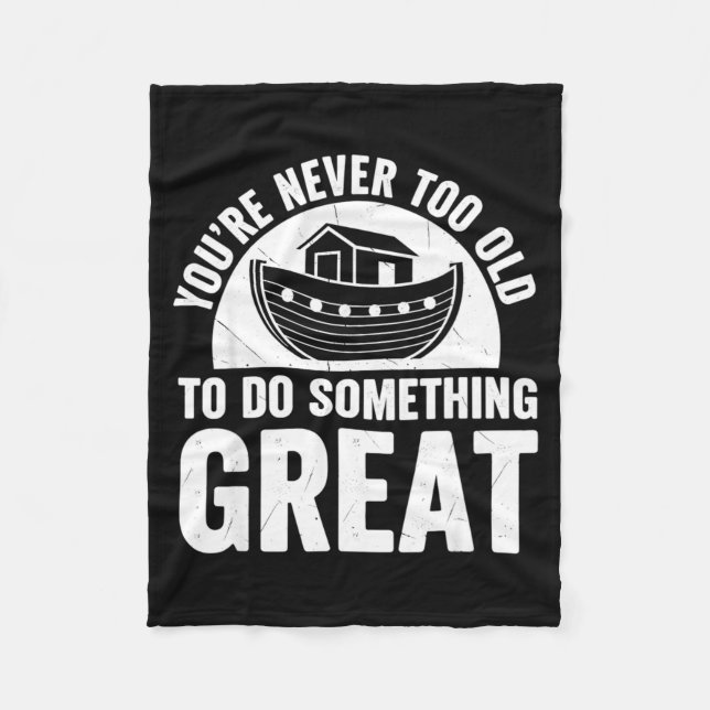 Noah Ark Church Christian Travel Faith You're Neve Fleecedecke (Vorderseite)