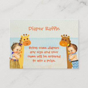 Noah Arks Babydusche Windelwaschmaschine Beilage Begleitkarte