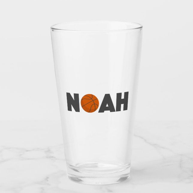Noah Basketball Glas (Vorderseite)