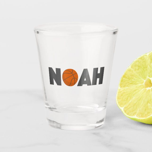 Noah Basketball Schnapsglas (Vorderseite)