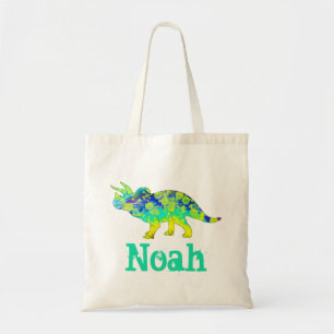Noah bunter Triceratops-Juradinosaurier-Kunst Tragetasche