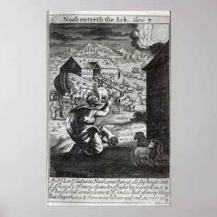 Noah entreth die Arche Poster