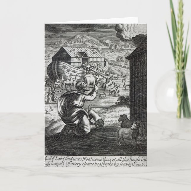 Noah entreth the Ark Karte (Vorderseite)