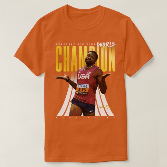 Noah Lyles T-Shirt (Design vorne)