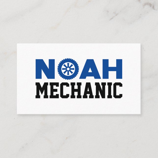 Noah Mechanic Visitenkarte (Vorderseite)