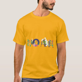 NOAH Name Art mit bestickten Blume T-Shirt