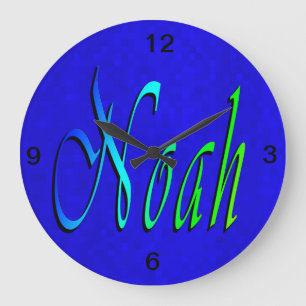 Noah, Name, Logo, Große Wanduhr
