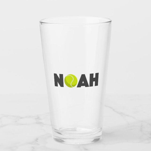 Noah Tennis Glas (Vorderseite)