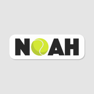 Noah Tennis Name Tag Namensschild