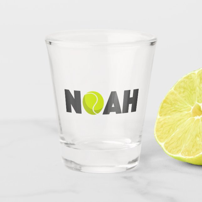 Noah Tennis Schnapsglas (Vorderseite)
