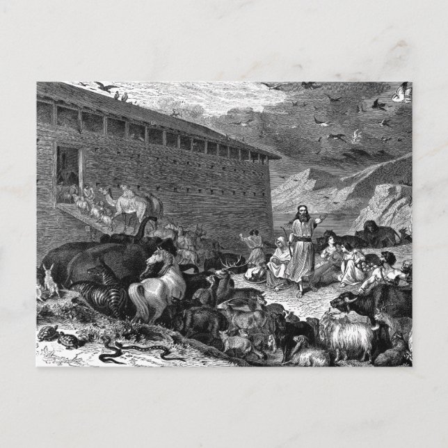 Noah und die Arche Postkarte (Vorderseite)