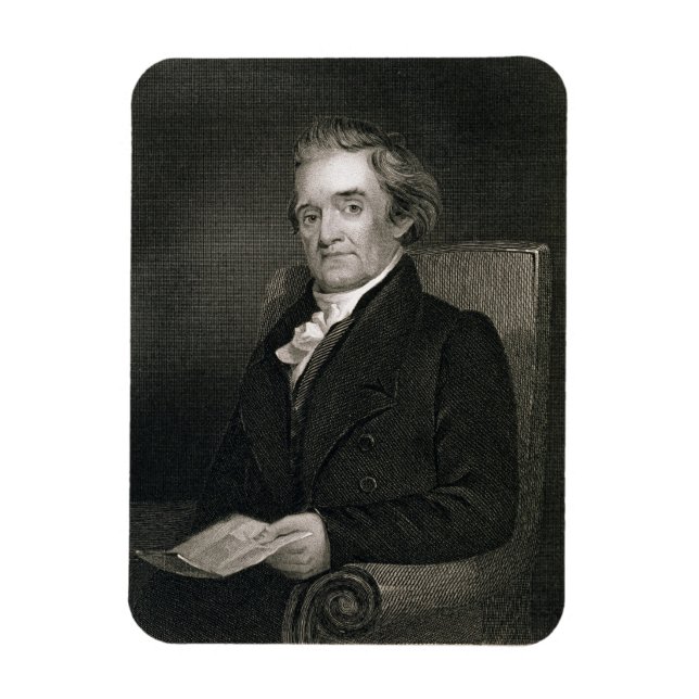 Noah Webster (1758-1843), graviert von Frederick W Magnet (Vertikal)