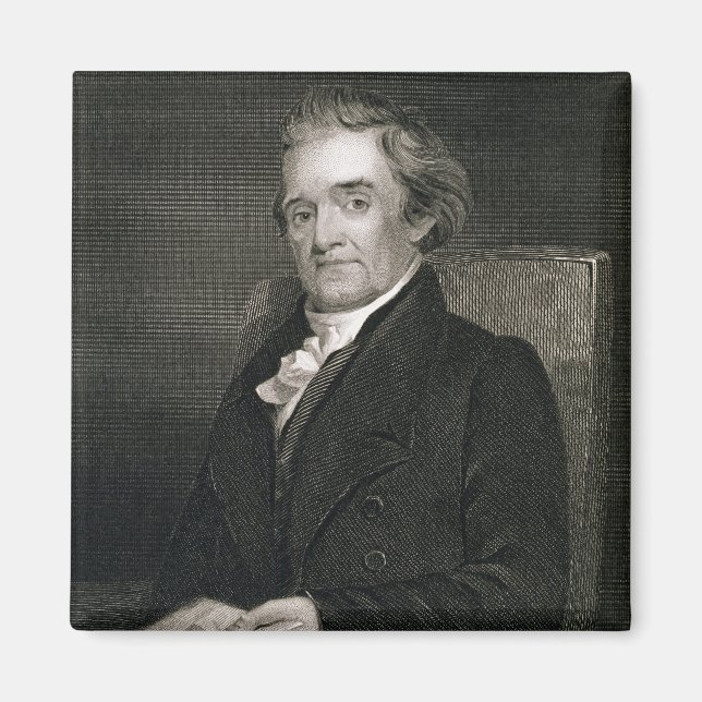 Noah Webster (1758-1843), graviert von Frederick W Magnet (Vorne)