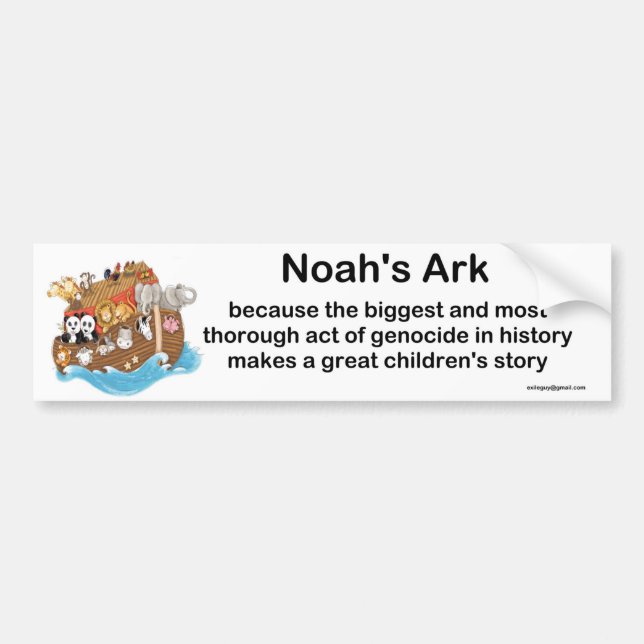 Noah's Arche Autoaufkleber (Vorne)