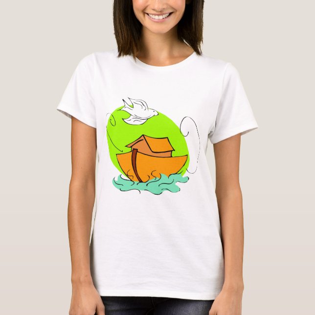 Noahs Arche christliches artwork_5 T-Shirt (Vorderseite)