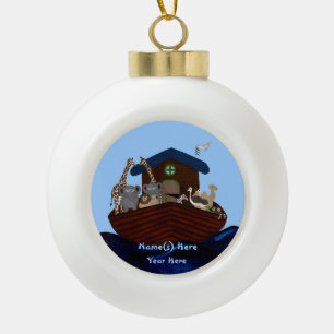 Noahs Arche Keramik Kugel-Ornament