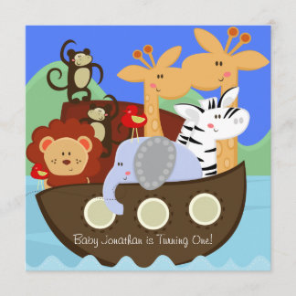 Noahs Arche kundengebundene Einladung