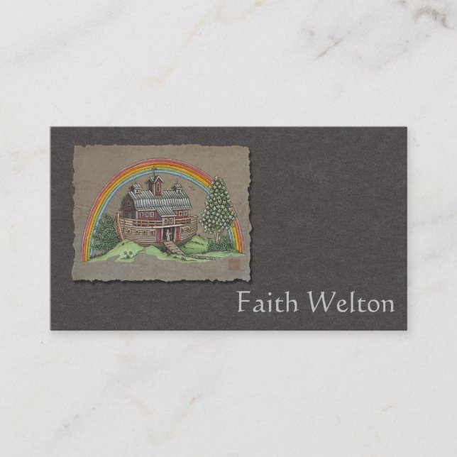 Noahs Arche-Scheune Visitenkarte (Vorderseite)