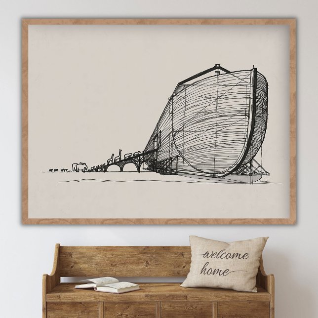 Noahs Arche Schiffsbesetzung, Bibel Kunst, Wand Ku Poster (Von Creator hochgeladen)
