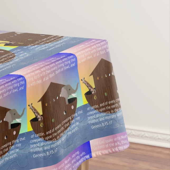 Noahs Arche (Schrift) Tischdecke (Beispiel)