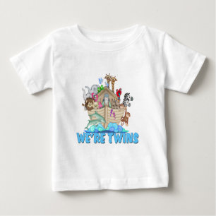 Noahs Arche sind wir Zwillinge Baby T-shirt