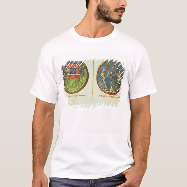 Noahs Arche und Adam und Eve T-Shirt (Vorderseite)