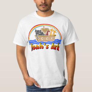 Noahs Arche und Regenbogen T-Shirt