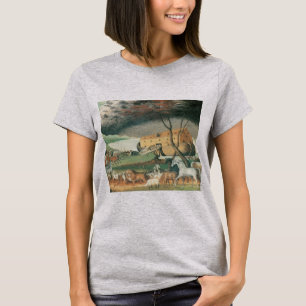 Noahs Arche von Edward Hicks, Vintage Folk Art T-Shirt