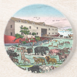 Noah's Ark Achterbahn Sandstein Untersetzer