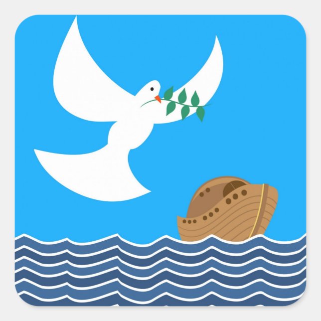 Noah's Ark and Dove Stickers (Vorderseite)