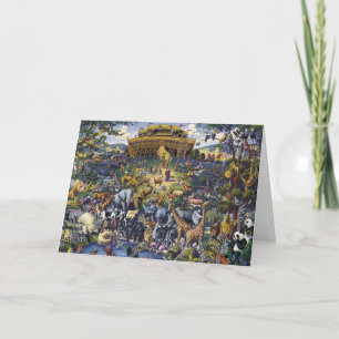 Noahs Ark Animals Karte