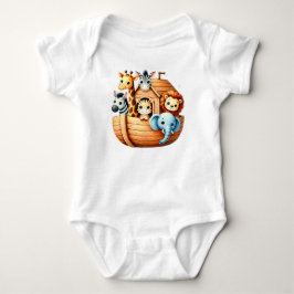 Noah's Ark Baby Bodysuit Strampler