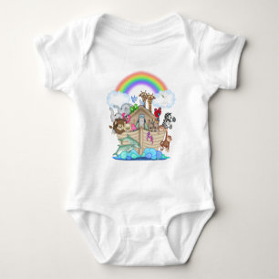 Noah's Ark Baby Ramper unisex Strampler