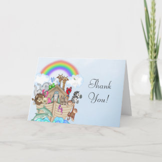 Noah's Ark Baby Shower Danke Karte