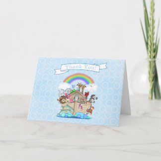 Noah's Ark Baby Shower Danke Karte