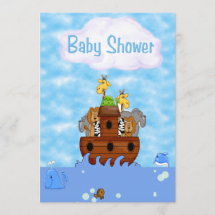 Noah's Ark Baby Shower Einladung