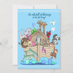 Noah's Ark Baby Shower Einladung