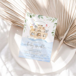 Noah's Ark Baby Sprinkle Einladung