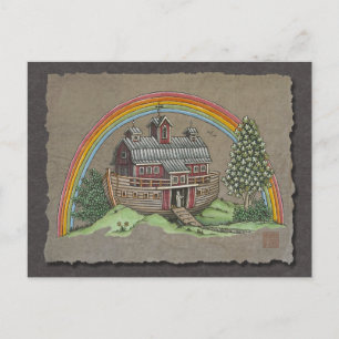 Noah's Ark Barn Postkarte
