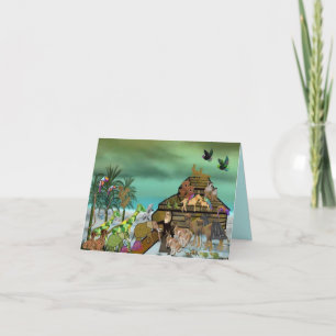 Noah's Ark Birthday Card Karte