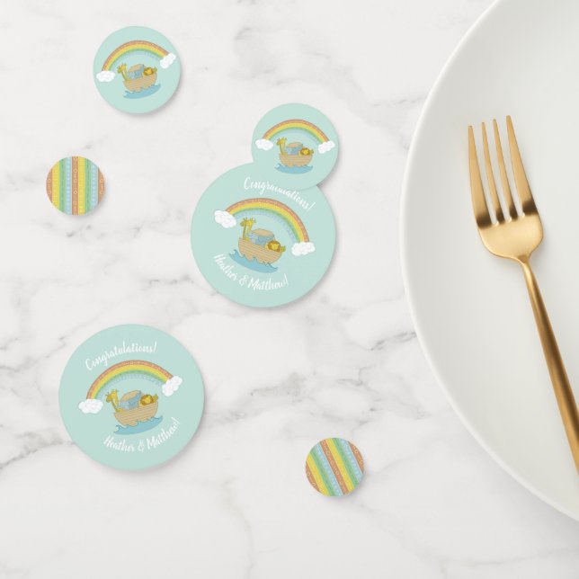 Noah's Ark Boho Baby Shower Konfetti (Gruppe)
