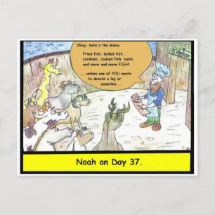 Noah's Ark Feiertagspostkarte