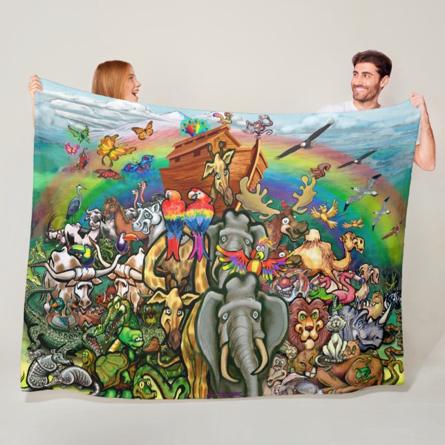Noah's Ark Fleece Blanket (Beispiel)